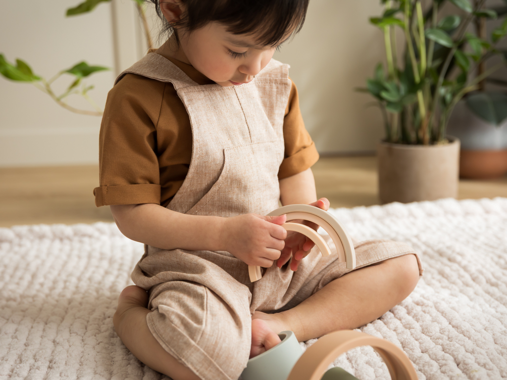 Linen Overalls | Cappuccino