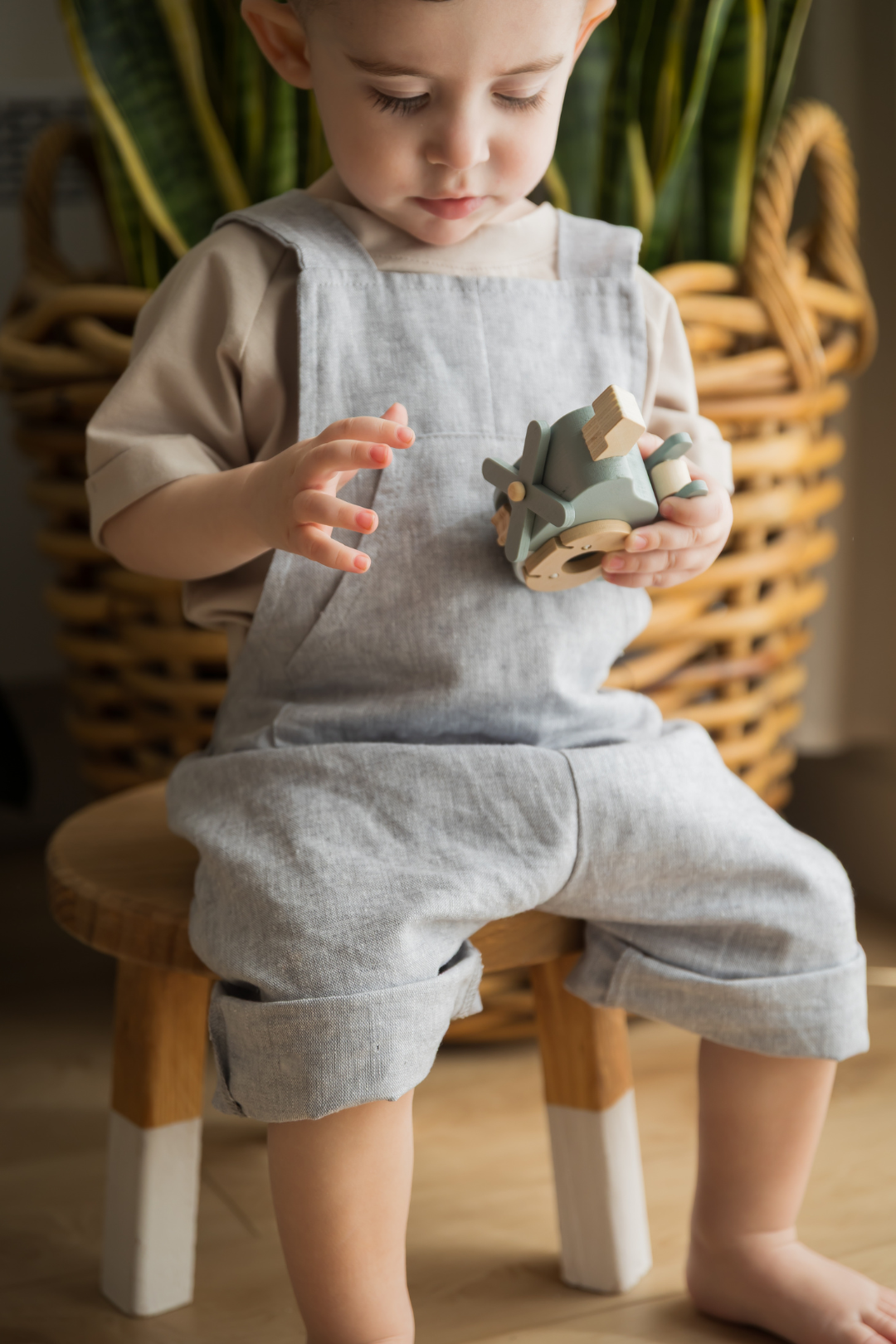 Linen Overalls | Cloud