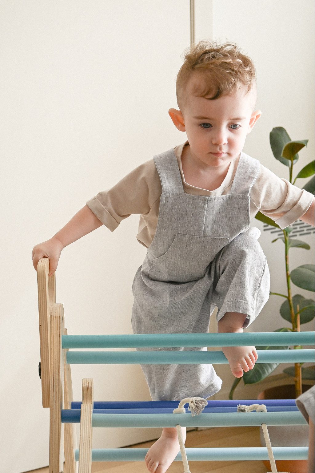 Linen Overalls | Cloud