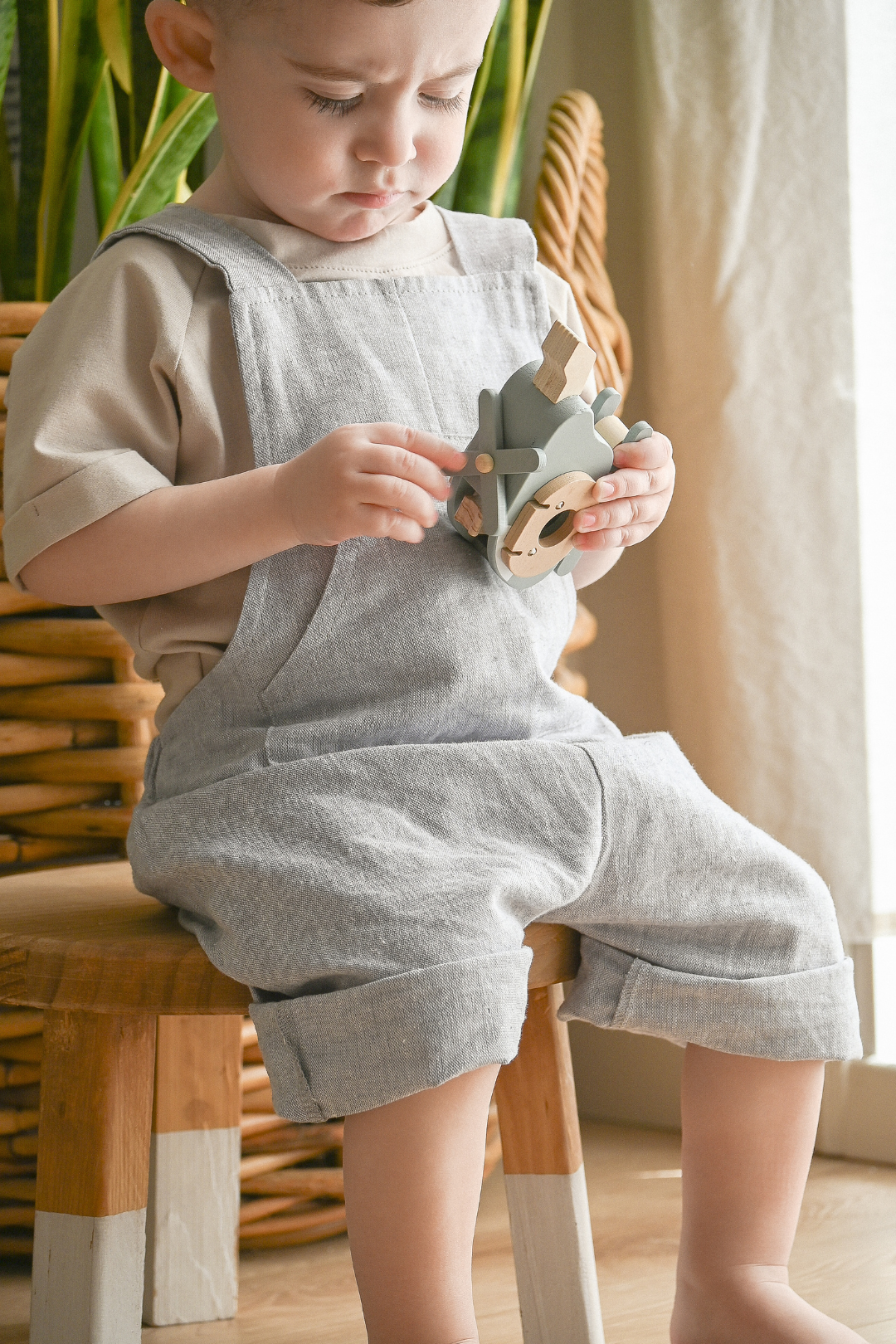 Linen Overalls | Cloud