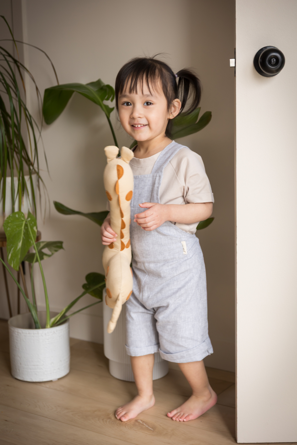 Linen Overalls | Cloud