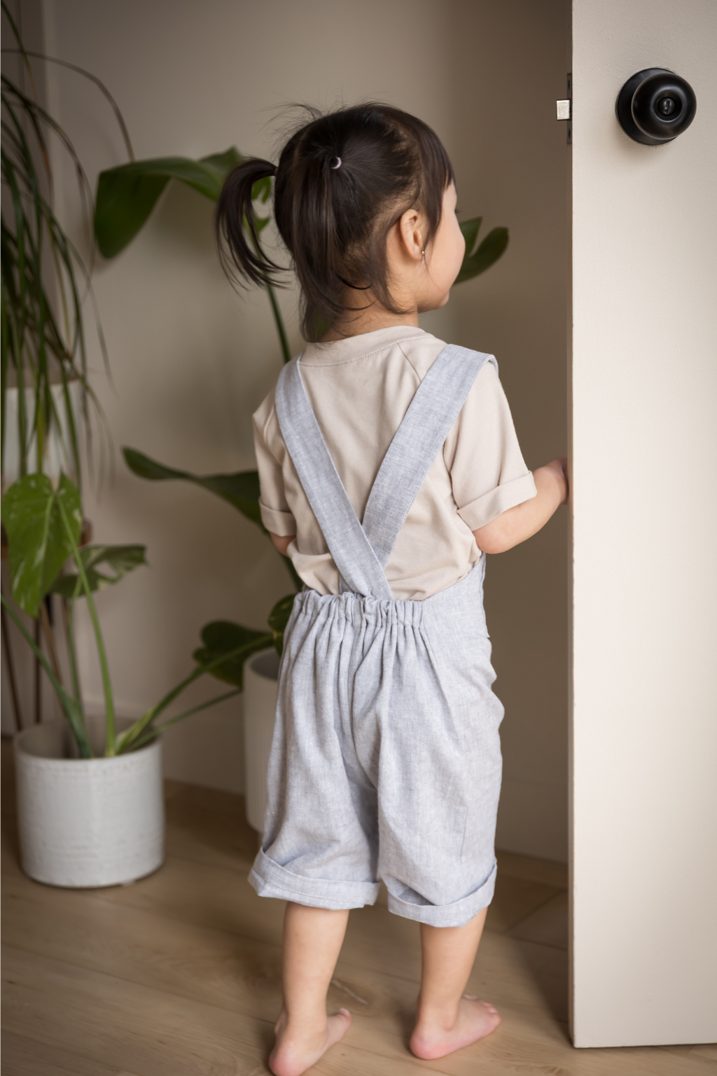Linen Overalls | Cloud