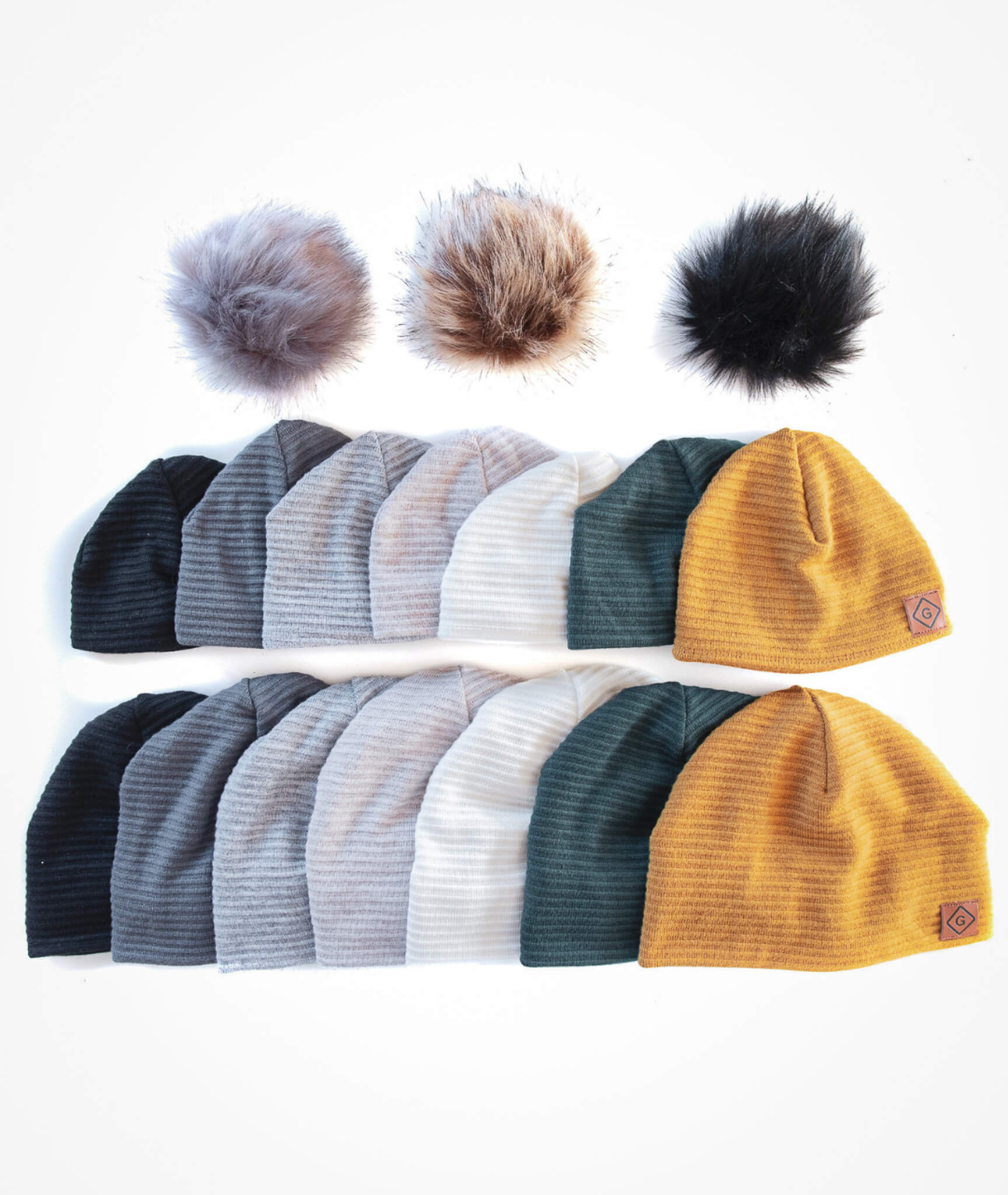 Tassel toque set