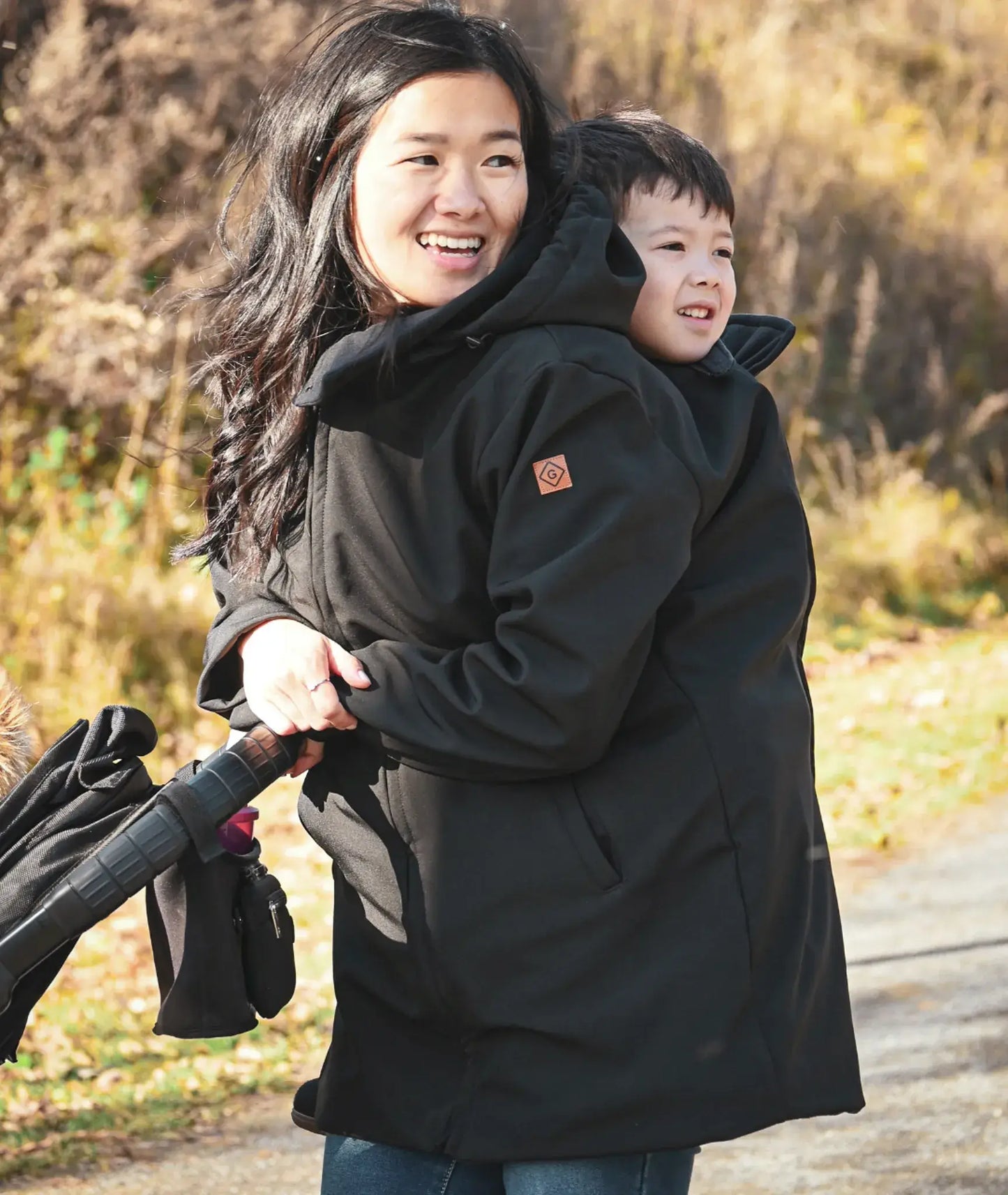 3 in 1 winter coat with extender Maman Kangourou