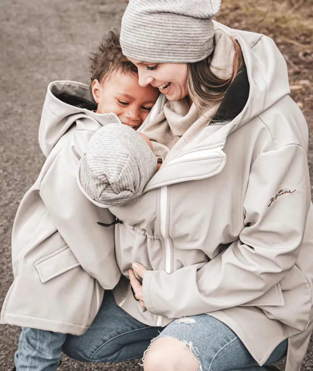 Mid-season coat with extender | Raincoat