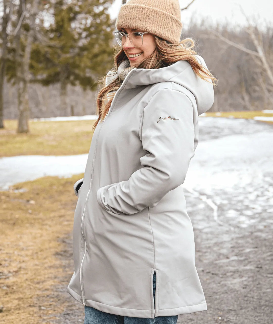 Mid-season coat with extender | Raincoat