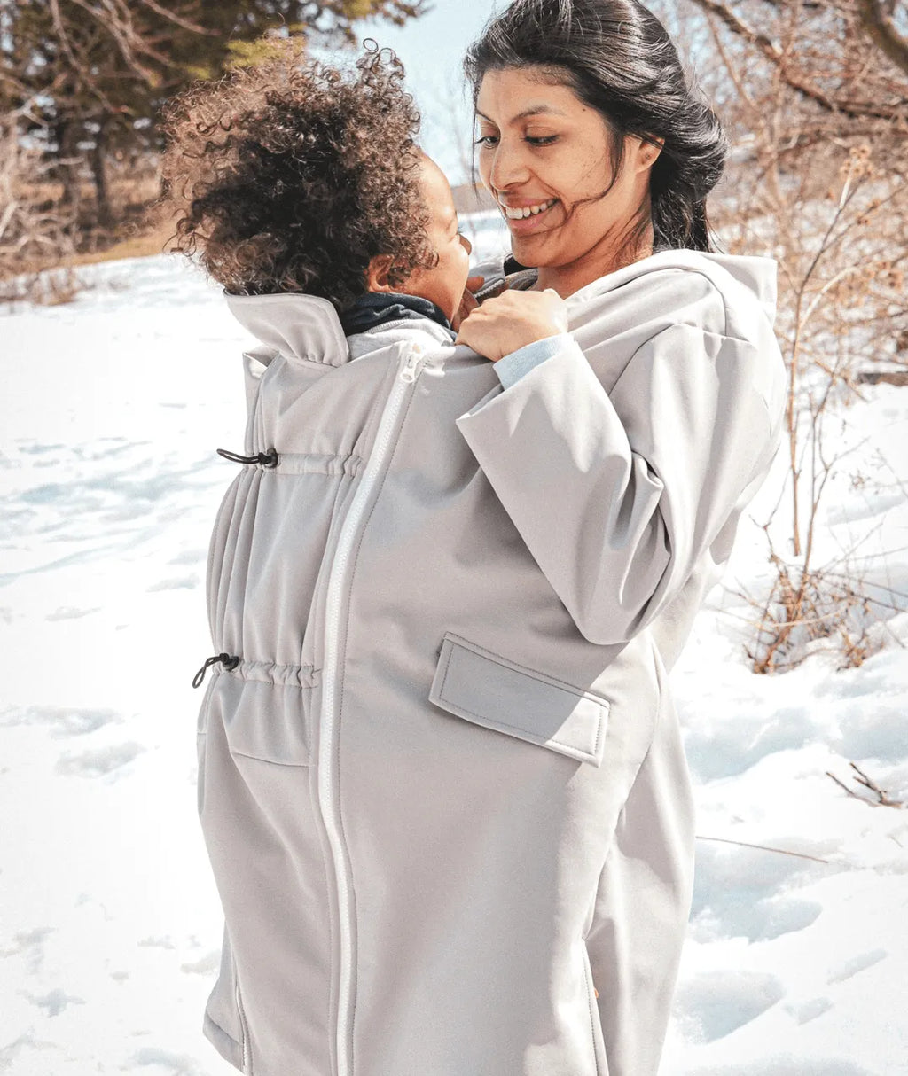 Mid-season coat with extender | Raincoat
